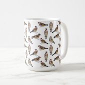 Europäischer Goldfinch Kaffeetasse (VorderseiteRechts)