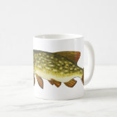 Europäischer Hecht Kaffeetasse (VorderseiteRechts)