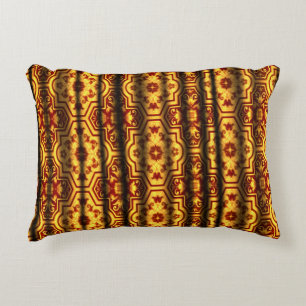 Europäischer Hof Barock Geometrisch Floral Scroll Dekokissen