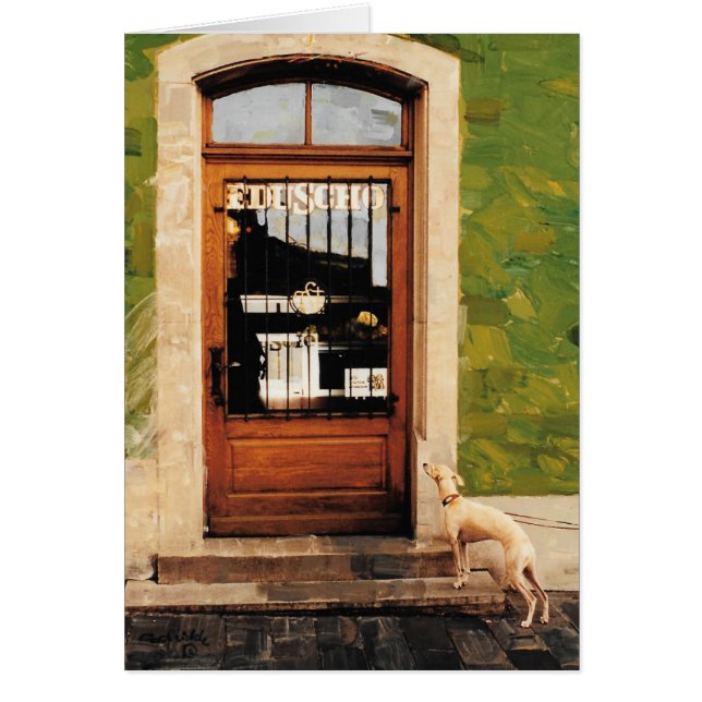 Europäischer Kaffee - ursprüngliche Malerei von C. (Vorne)