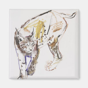 Europäischer Luchs Magnet