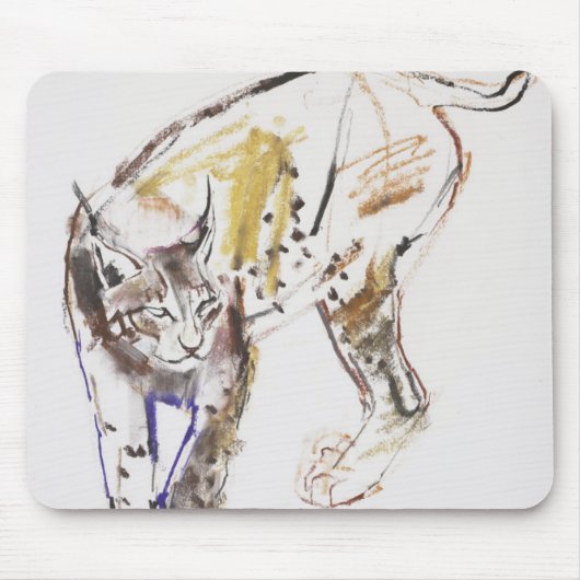 Europäischer Luchs Mousepad (Vorne)