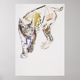 Europäischer Luchs Poster