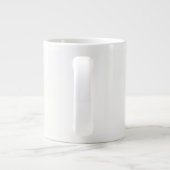 Europäischer Monogramm-Kaffeebecher Jumbo-Tasse (Rückseite)