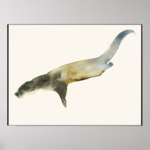 Europäischer Otter Poster