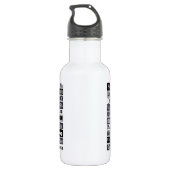 Europäischer Reisender Edelstahlflasche (Rückseite)