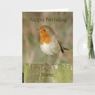 "Europäischer Robin-Vogel Northumberland England " Karte