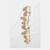 Europäischer roter Rotkehlchenvogelentwurf Küchentuch (Vertikal)