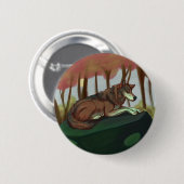 Europäischer Wolf Button (Vorne & Hinten)