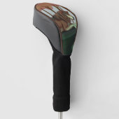 Europäischer Wolf Golf Headcover (angewinkelt)