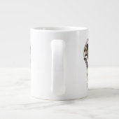 Europäischer Wolf Jumbo-Tasse (Rückseite)