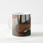 Europäischer Wolf Kaffeetasse (Vorderseite Links)