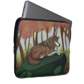 Europäischer Wolf Laptopschutzhülle (Vorne Rechts)