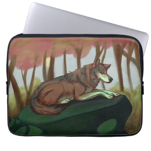Europäischer Wolf Laptopschutzhülle