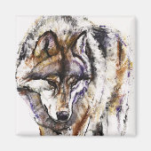 Europäischer Wolf Magnet (Vorne)