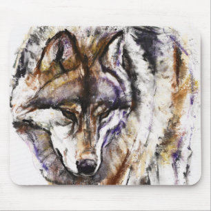Europäischer Wolf Mousepad