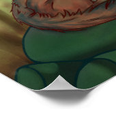 Europäischer Wolf Poster (Ecke)