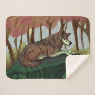 Europäischer Wolf Sherpadecke