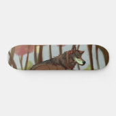 Europäischer Wolf Skateboard (Horizontal)
