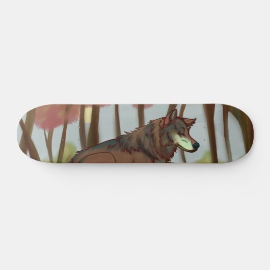 Europäischer Wolf Skateboard (Horizontal)