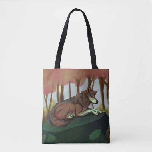 Europäischer Wolf Tasche (Vorderseite)