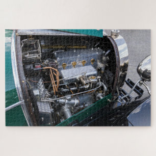 europäisches Auto-Motor-Puzzle Puzzle