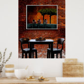 Europäisches Bistro Poster (Küche)