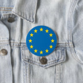 Europäisches Gewerkschaftsflagge EU-Referendum Button (Beispiel)