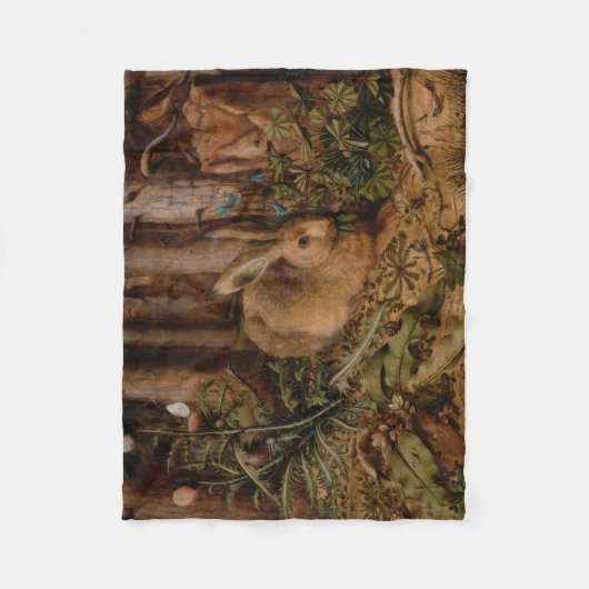 Europäisches Jahr der Malerkaninchen 2023 - Kleine Fleecedecke (Vorderseite)