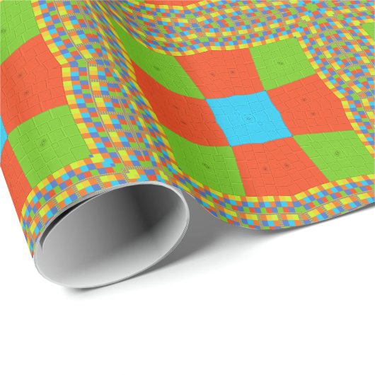 europäisches Muster Geschenkpapier (Rolleneckpunkt)