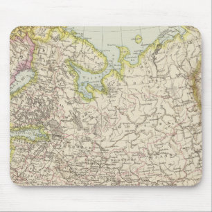 Europäisches Russland - Karte Europas und Russlan Mousepad