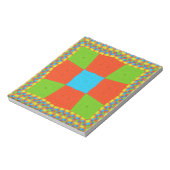 Europäisches Stammesmuster Notizblock (Rotiert)