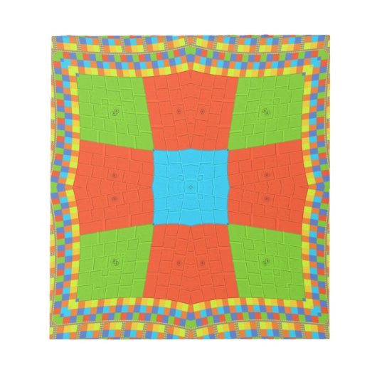 Europäisches Stammesmuster Notizblock (Vorderseite)