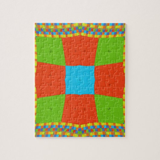 Europäisches Stammesmuster Puzzle (Vertikal)