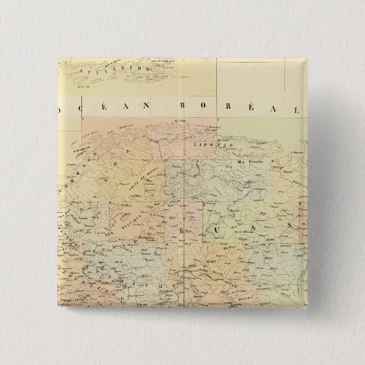 Europakarte Button (Vorderseite)