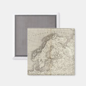 Europakarte Magnet (Vorderseite/Rückseite)