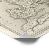 Europakarte Poster (Ecke)