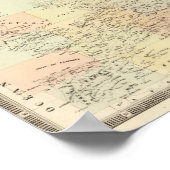 Europakarte Poster (Ecke)