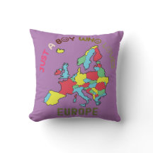 Europakarte und Flagge