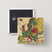 EuropaPanoramakarte Europa Button (Vorne & Hinten)