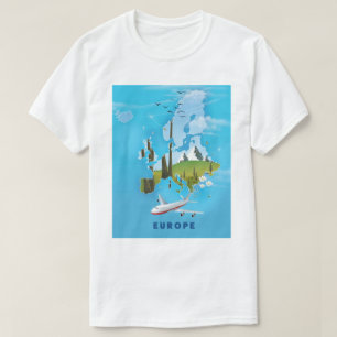 Europaparte - Reiseplakat T-Shirt