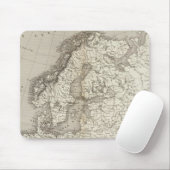 Europas farblose Karte Mousepad (Mit Mouse)