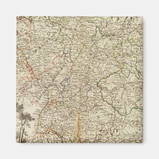 Europas Postwege Magnet (Vorne)