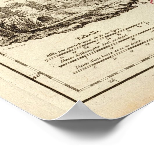 Europas Postwege Poster (Ecke)