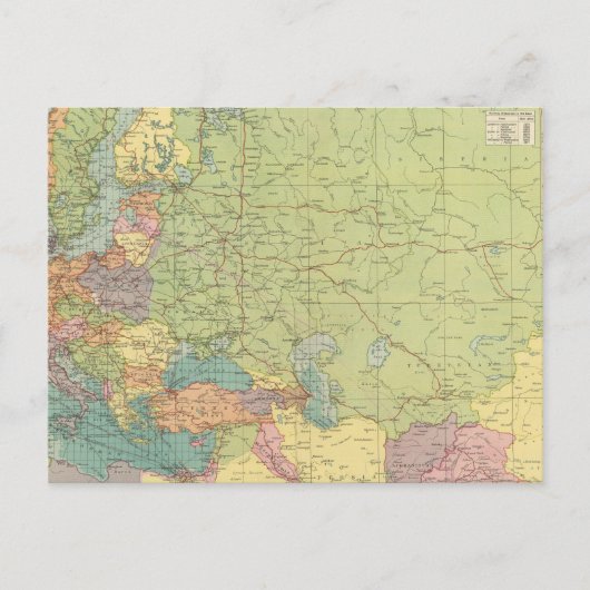 Europas Überland, Seeverkehr Postkarte (Vorderseite)