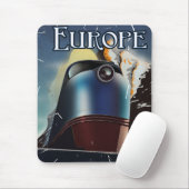 Europaurlaub-Reiseposter Mousepad (Mit Mouse)