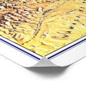 " Europe: 1982/present - Mediterranean Seafloor Poster (Ecke)