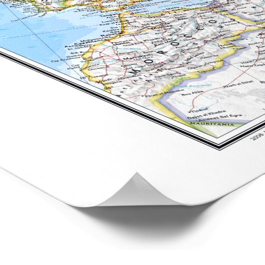 " Europe: 2006 - Political classic MAP ... Poster (Ecke)