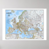 " Europe: 2006 - Political classic MAP ... Poster (Vorne)