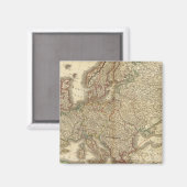 Europe Atlas Map Magnet (Vorderseite/Rückseite)